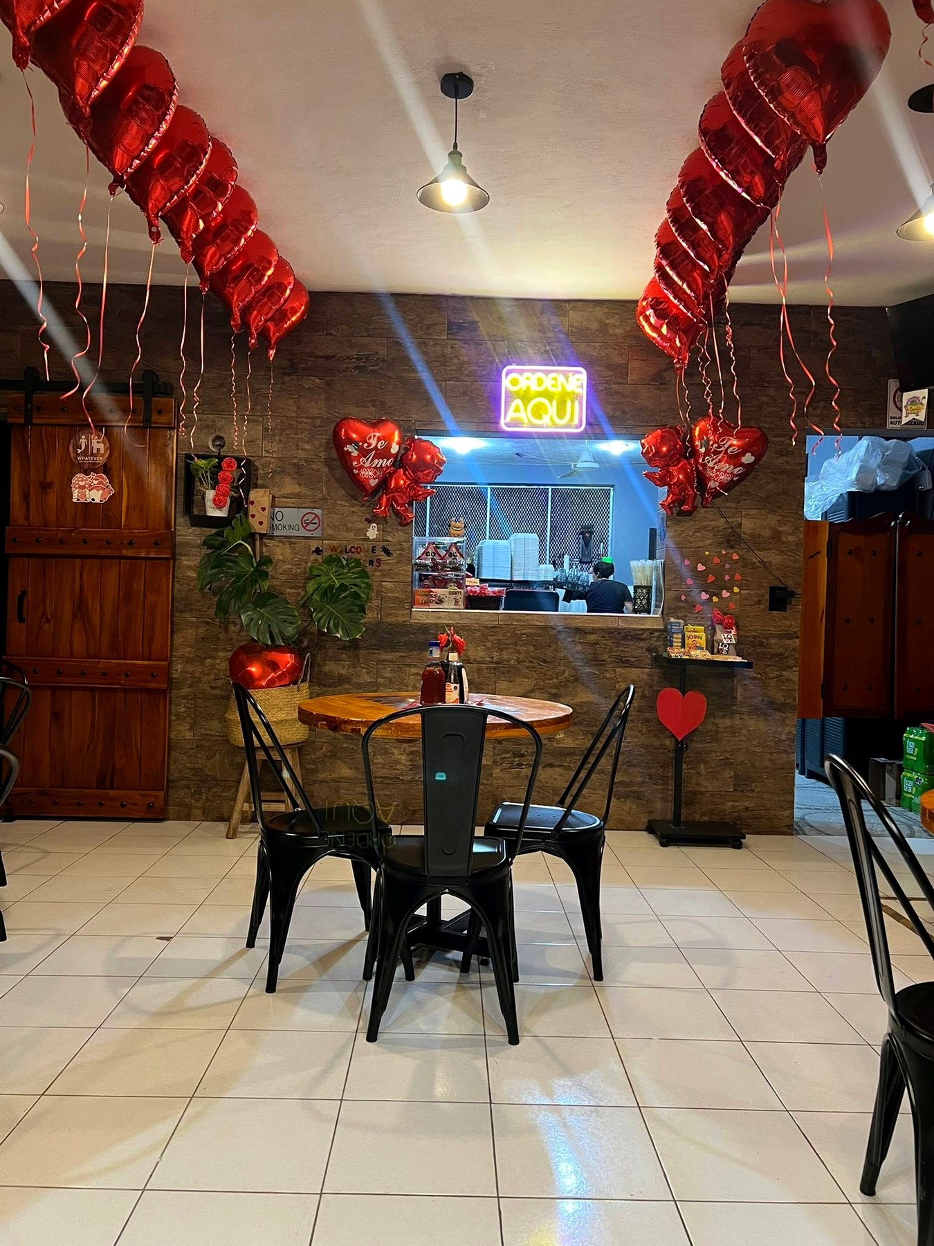 Área interior del restaurante